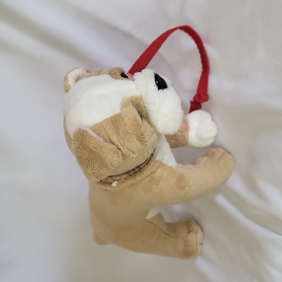 Shar Pei Dog Our Generation Plush Like New Plaid Collar Red Leash - Picture 3 of 13